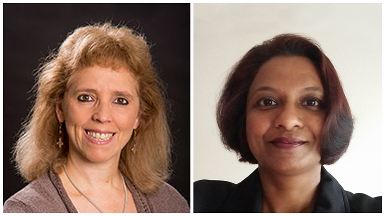 Photo of eLearn Magazine co-Eic's Simone C. O. Conceição and Anita Samuel