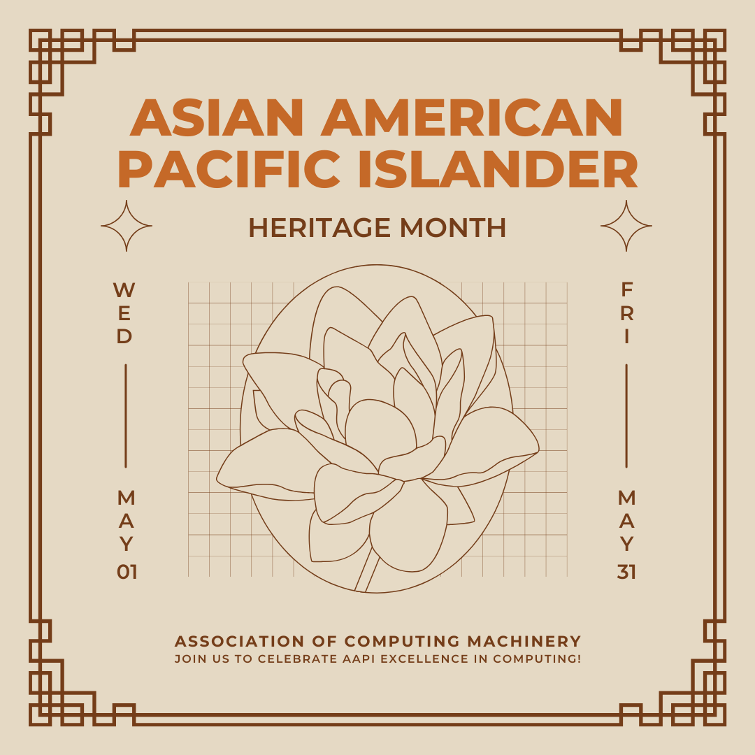 Poster celebrating Asian American Pacific Islander Heritage Month for May 2024