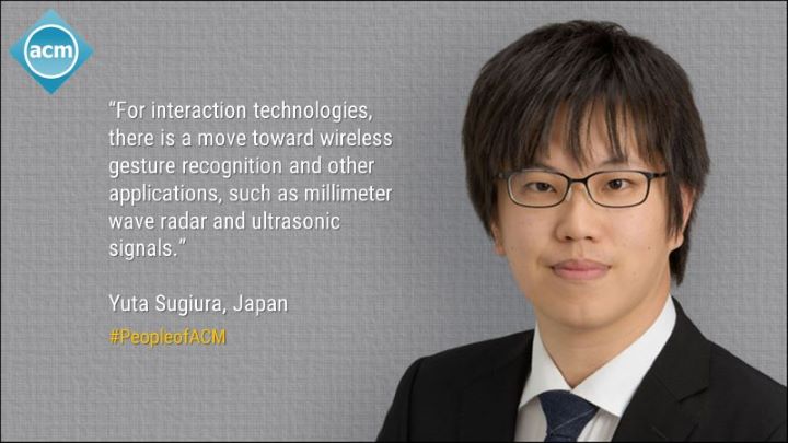 image of Yuta Suigura; quote: "For interaction technologies, there is a move toward wireless gesture recognition and other applications, such as millimeter wave radar and ultrasonic signals."