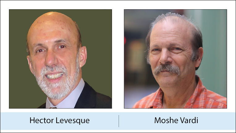 2020 ACM-AAAI Allen Newell Award recipients Hector Levesque and Moshe Vardi