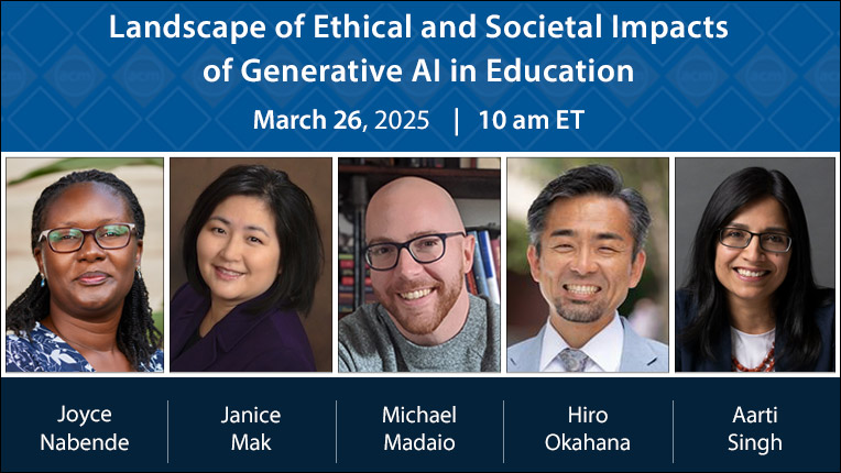 Landscape of Ethical and Societal Impacts of Generative AI in Education