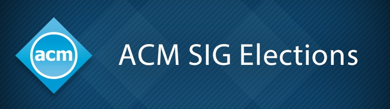 2019 ACM SIG Election
