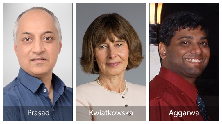 ACM Books New Co-Editors-in-Chief Prasad, Kwiatkowska and Aggarwal