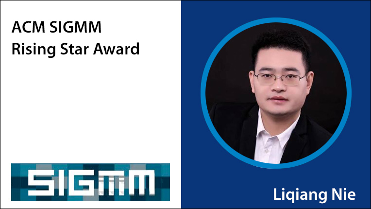 ACM SIGMM Rising Star Award recipient Liqiang Nie