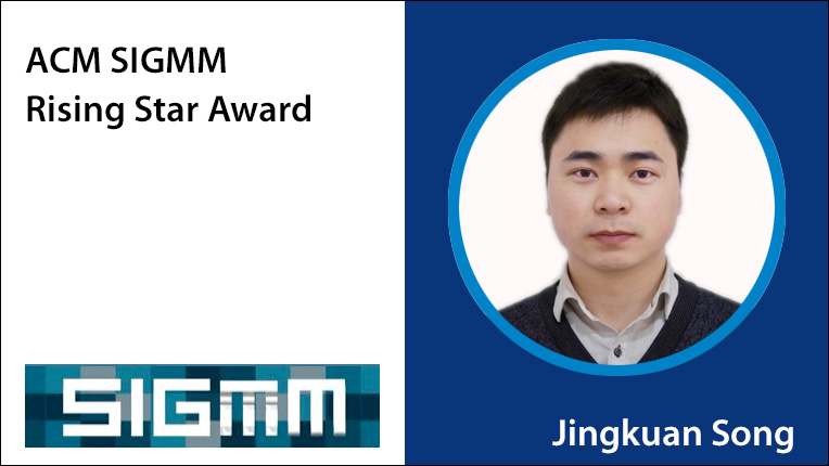 ACM SIGMM Rising Star Award recipient Jingkuan Song