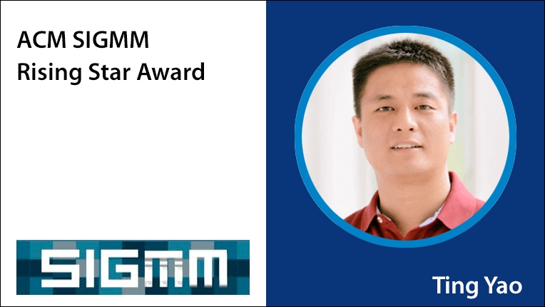 ACM SIGMM Rising Star Award recipient Ting Yao