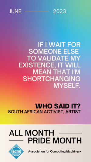 image containing the quote: "If I wait for someone else to validate my existence, it will mean that I'm shortchanging myself."