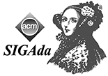 SIGADA's logo combines the ACM logo with the image of English mathematician Augusta Ada King, Countess of Lovelace (née Byron; 10 December 1815 – 27 November 1852)