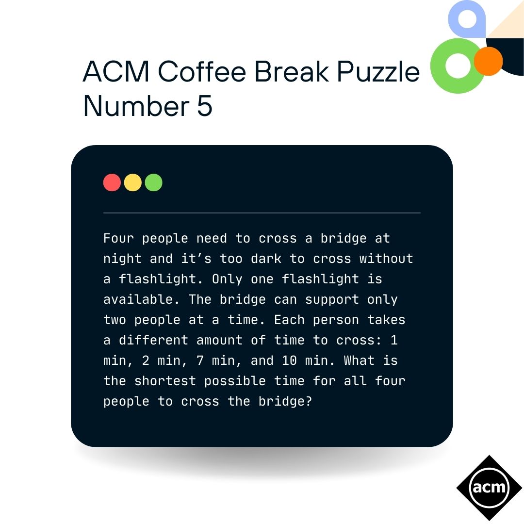 ACM Coffee Break Puzzle #5