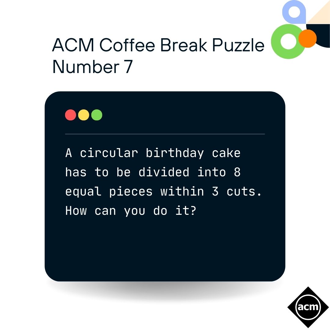 ACM Coffee Break Puzzle #7