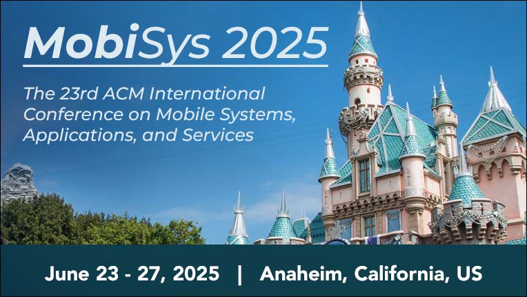 ACM International Conference on Mobile Systems, Applications, and Services