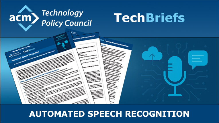 TechBrief on Automated Speech Recognition